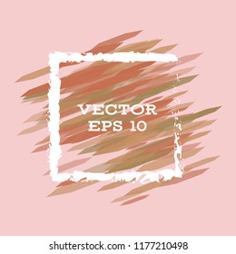 Vector modern bright frame for text. Dynamic stylish geometric frame. Element for the design of business cards, invitations, gift cards, leaflets, brochures, posters, discounts and sales.