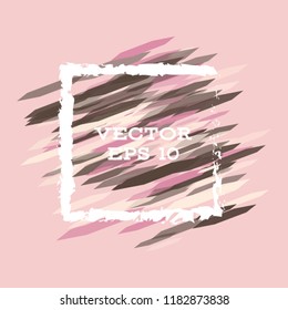 Vector modern bright frame for text. Dynamic stylish geometric frame. Element for the design of business cards, invitations, gift cards, leaflets, brochures, posters, discounts and sales.