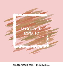 Vector modern bright frame for text. Dynamic stylish geometric frame. Element for the design of business cards, invitations, gift cards, leaflets, brochures, posters, discounts and sales.