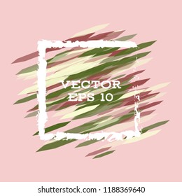 Vector modern bright frame for text. Dynamic stylish geometric frame. Element for the design of business cards, invitations, gift cards, leaflets, brochures, posters, discounts and sales.