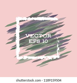 Vector modern bright frame for text. Dynamic stylish geometric frame. Element for the design of business cards, invitations, gift cards, leaflets, brochures, posters, discounts and sales.