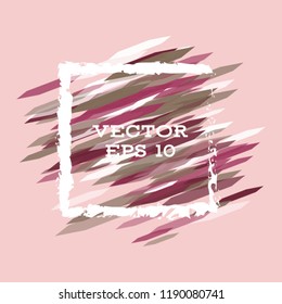 Vector modern bright frame for text. Dynamic stylish geometric frame. Element for the design of business cards, invitations, gift cards, leaflets, brochures, posters, discounts and sales.