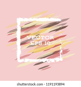 Vector modern bright frame for text. Dynamic stylish geometric frame. Element for the design of business cards, invitations, gift cards, leaflets, brochures, posters, discounts and sales.