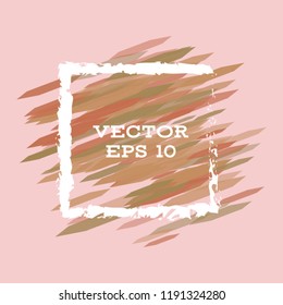 Vector modern bright frame for text. Dynamic stylish geometric frame. Element for the design of business cards, invitations, gift cards, leaflets, brochures, posters, discounts and sales.