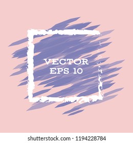 Vector modern bright frame for text. Dynamic stylish geometric frame. Element for the design of business cards, invitations, gift cards, leaflets, brochures, posters, discounts and sales.