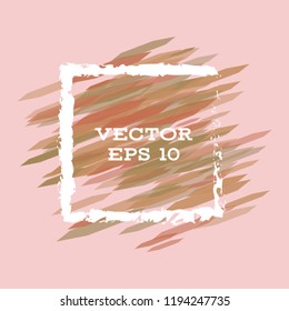 Vector modern bright frame for text. Dynamic stylish geometric frame. Element for the design of business cards, invitations, gift cards, leaflets, brochures, posters, discounts and sales.