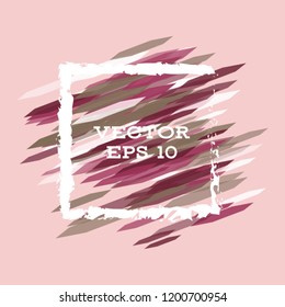 Vector modern bright frame for text. Dynamic stylish geometric frame. Element for the design of business cards, invitations, gift cards, leaflets, brochures, posters, discounts and sales.