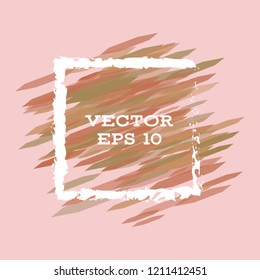 Vector modern bright frame for text. Dynamic stylish geometric frame. Element for the design of business cards, invitations, gift cards, leaflets, brochures, posters, discounts and sales.