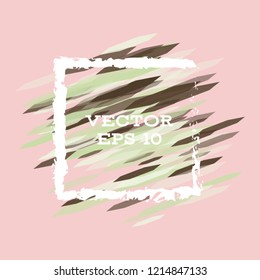 Vector modern bright frame for text. Dynamic stylish geometric frame. Element for the design of business cards, invitations, gift cards, leaflets, brochures, posters, discounts and sales.