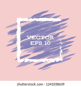 Vector modern bright frame for text. Dynamic stylish geometric frame. Element for the design of business cards, invitations, gift cards, leaflets, brochures, posters, discounts and sales.