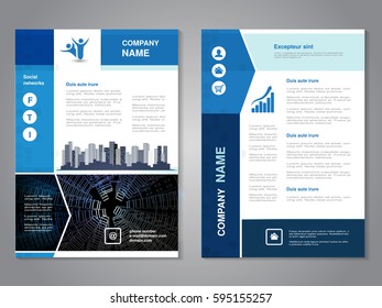 vector modern brochure abstract