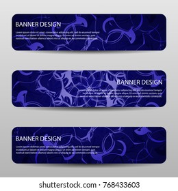 vector modern brochure or banner chaotic pattern  / annual report / design templates / future Poster template design