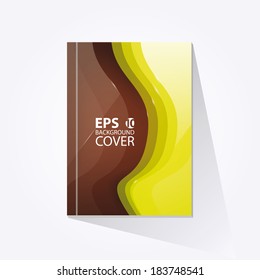 Vector modern brochure, book, flyer, journal cover design template.