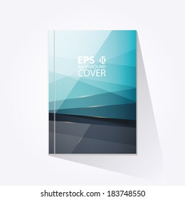 Vector modern brochure, book, flyer, journal cover design template.