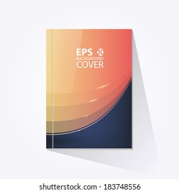 Vector modern brochure, book, flyer, journal cover design template.