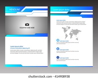 Vector modern Brochure  design Layout template.info graphic