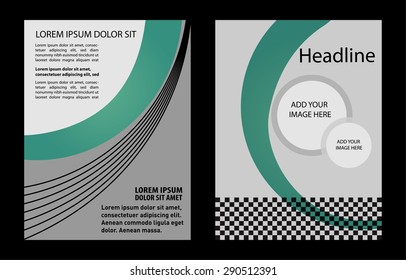 Vector Modern Brochure Flyer design Layout template
