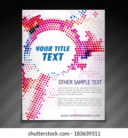 vector modern brochure flyer poster template