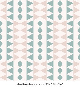 Vector modern brown green color ethnic aztec geometric shape seamless pattern background. Use for fabric, textile, interior decoration elements, upholstery, wrapping.