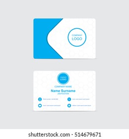 Vector modern business card