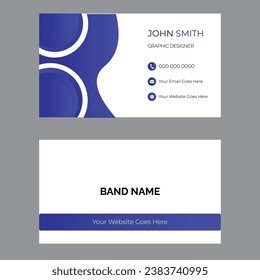 Vector modern business card template