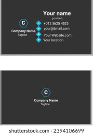 vector modern business card template 