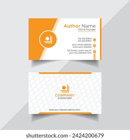 Vector modern business card template or visiting card design