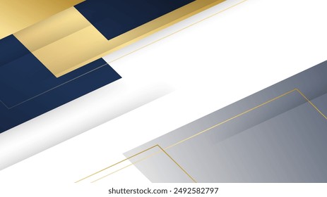 vector modern business card template with geometric design