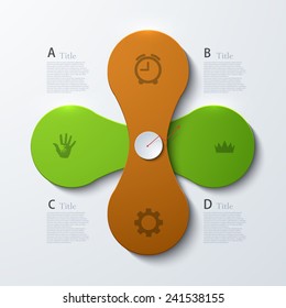 vector modern business infographic. Business development. Eps10