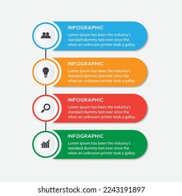 Diseño de plantillas de infografía de negocios modernas para vectores
