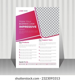Vector modern business multipurpose flyer design and brochure cover page