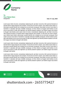 Vector moderno Plantilla de negocios membrete