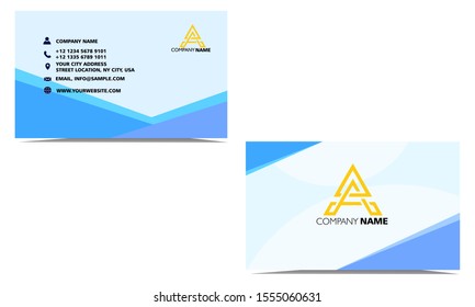 vector modern bussines name Card template and with logo
