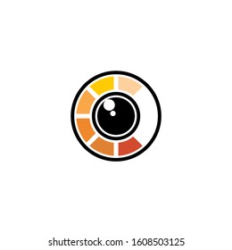 Vector modern camera logo company . Universal camera logo