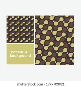Vector and modern camouflage pattern and background, repeating texture