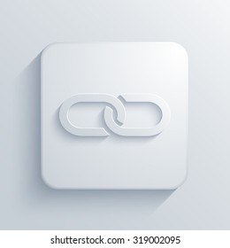 Vector modern chain light icon with shadow