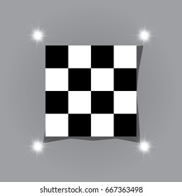 Vector modern chess board background design. Eps10