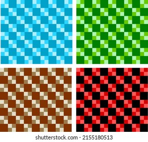 Vector modern chess board set background design. Chess seamless pattern.set of chess pieces seamless pattern for card or decoration. tiles seamless pattern, square grid textile print. art