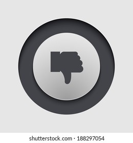 Vector modern circle icon. Eps 10 illustration
