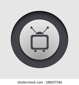 Vector modern circle icon. Eps 10 illustration