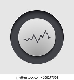 Vector modern circle icon. Eps 10 illustration