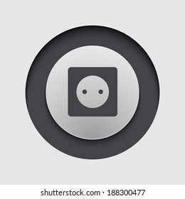 Vector modern circle icon. Eps 10 illustration