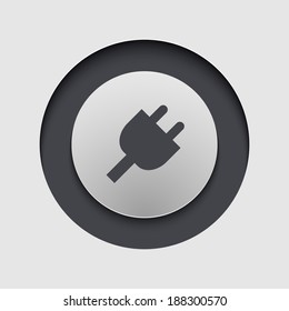 Vector modern circle icon. Eps 10 illustration