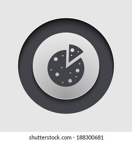 Vector modern circle icon. Eps 10 illustration