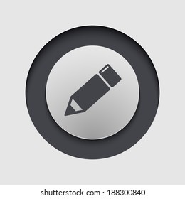 Vector modern circle icon. Eps 10 illustration