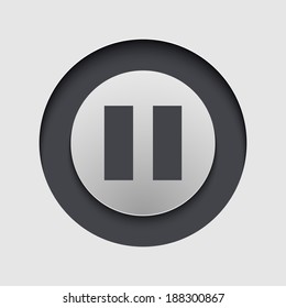 Vector modern circle icon. Eps 10 illustration