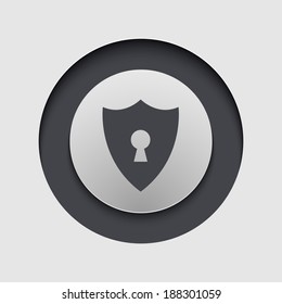 Vector modern circle icon. Eps 10 illustration