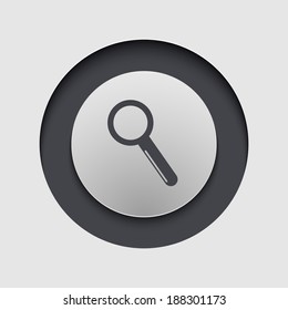 Vector modern circle icon. Eps 10 illustration