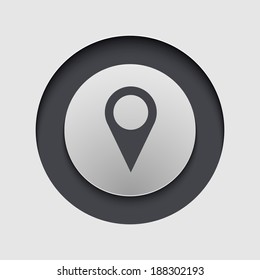 Vector modern circle icon. Eps 10 illustration