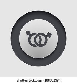 Vector modern circle icon. Eps 10 illustration